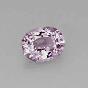 Spinello naturale viola da 1,65 ct, taglio ovale, VVS