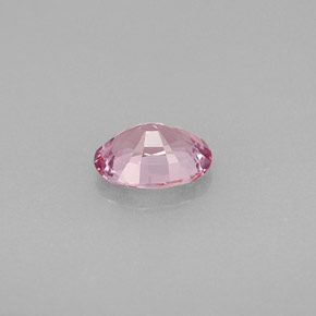 Spinello naturale rosa da 0,93 ct, taglio ovale, VVS-VS