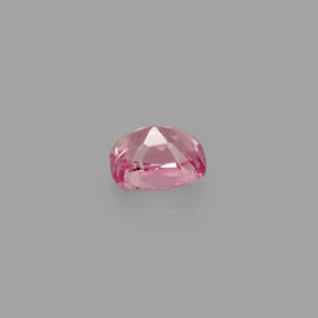 Spinello naturale rosa da 0,54 ct, taglio a cuscino, VS