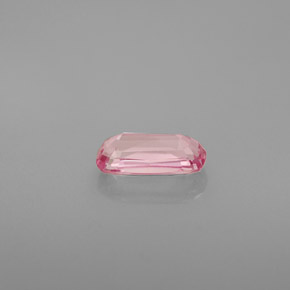 Spinello naturale rosa da 0,80 ct, taglio a cuscino, VS