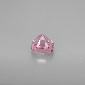 Spinello naturale rosa da 0,87 ct, taglio a cuscino, VS
