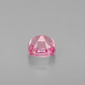 Spinello naturale rosa da 0,58 ct, taglio a cuscino, VVS-VS