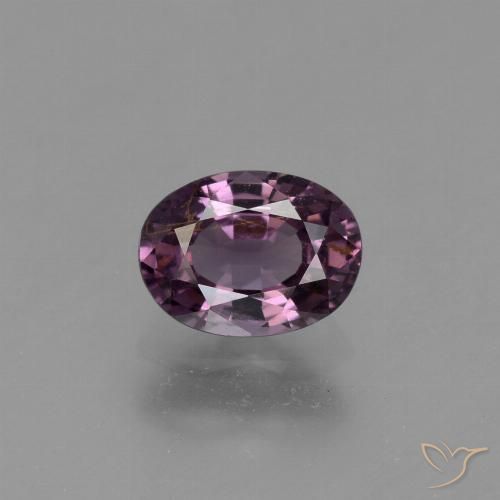 1.08ct Naturale Viola scuro Spinello, Ovale, VS-SI