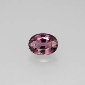 Spinello naturale viola da 1,13 ct, taglio ovale, VVS-VS