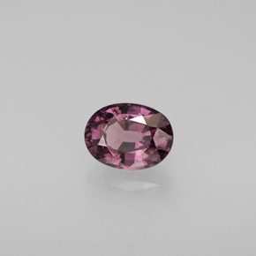 Spinello naturale viola da 1,13 ct, taglio ovale, VVS-VS
