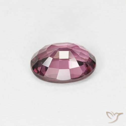 Spinello Viola rossastro naturale da 1.02 ct, Taglio ovale, VS