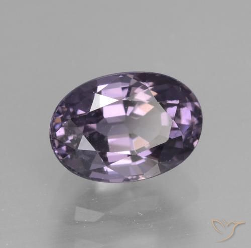 Spinello Medium Grape Violet naturale da 1.16 ct, Ovale, VS