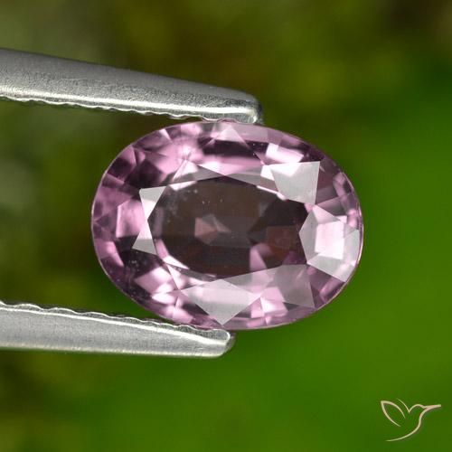 0.93ct Naturale Viola medio Spinello, Ovale, VS, Photo A