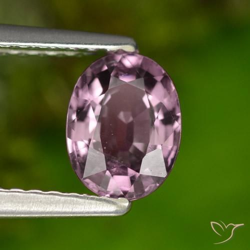 Spinello Viola medio naturale da 0.93 ct, Ovale, VS