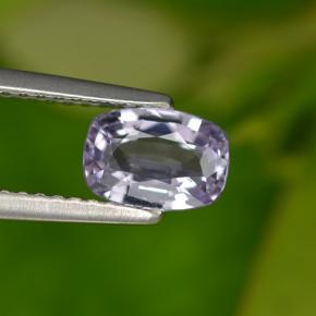Spinello naturale blu da 0,92 ct, taglio a cuscino, VS