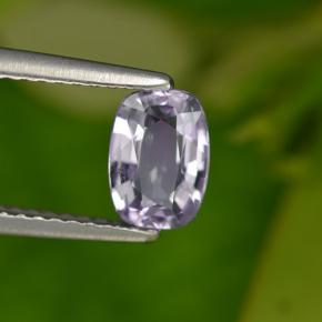 Spinello naturale blu da 0,92 ct, taglio a cuscino, VS