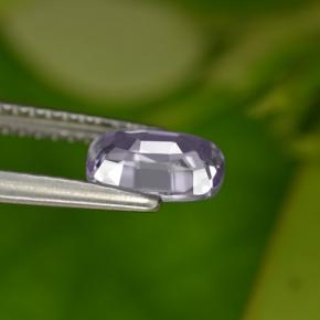 Spinello naturale blu da 0,92 ct, taglio a cuscino, VS