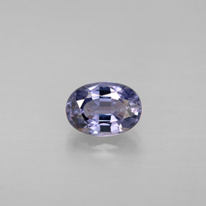 Spinello naturale blu da 1,06 ct, taglio ovale, VS
