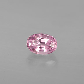Spinello naturale rosa da 0,75 ct, taglio ovale, VS