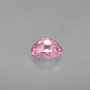 Spinello naturale rosa da 0,75 ct, taglio ovale, VS