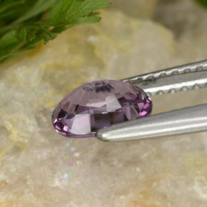 Spinello naturale porpora da 0,97 ct, taglio ovale, VVS-VS