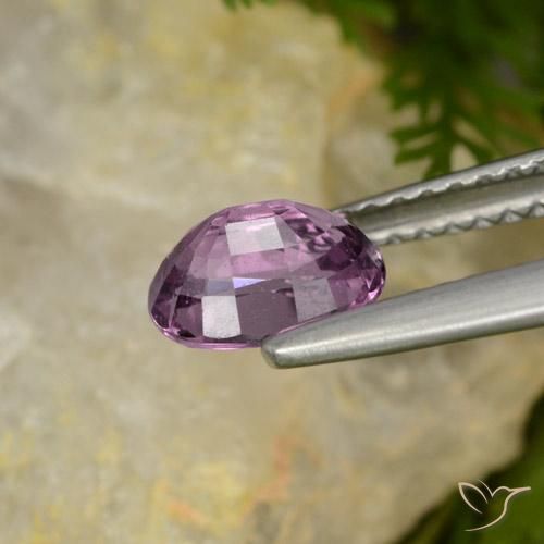 Spinello Viola Scuro Malva naturale da 1.05 ct, Ovale, VS-SI
