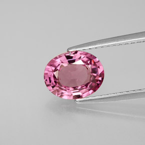 Spinello naturale rosa da 1,69 ct, taglio ovale, VS
