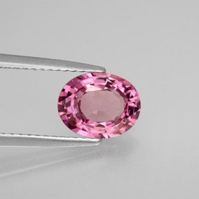 Spinello naturale rosa da 1,69 ct, taglio ovale, VS