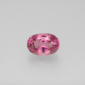 Spinello naturale rosa da 1,27 ct, taglio ovale, VVS-VS