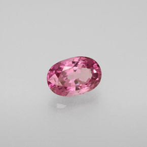 Spinello naturale rosa da 1,27 ct, taglio ovale, VVS-VS