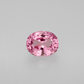 Spinello naturale rosa da 1,53 ct, taglio ovale, VS-SI