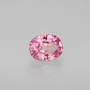 Spinello naturale rosa da 1,53 ct, taglio ovale, VS-SI