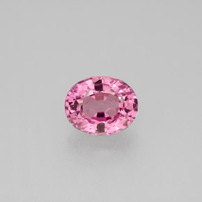 Spinello naturale rosa da 1,48 ct, taglio ovale, VVS-VS