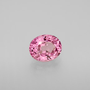Spinello naturale rosa da 1,48 ct, taglio ovale, VVS-VS