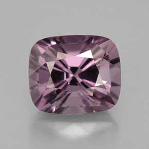 Spinello naturale viola da 4,32 ct, taglio a cuscino, VVS-VS
