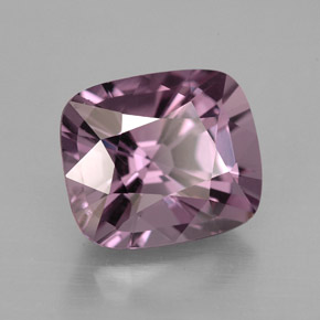 Spinello naturale viola da 4,32 ct, taglio a cuscino, VVS-VS