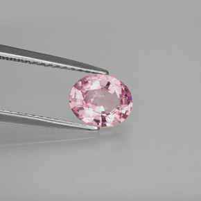 Spinello naturale rosa da 1,03 ct, taglio ovale, VS