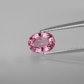 Spinello naturale rosa da 1,05 ct, taglio ovale, VS