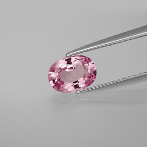 Spinello naturale rosa da 1,05 ct, taglio ovale, VS