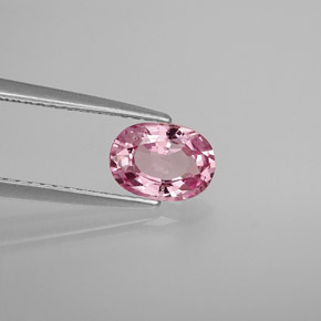 Spinello naturale rosa da 1,05 ct, taglio ovale, VS