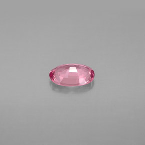 Spinello naturale rosa da 0,80 ct, taglio ovale, VVS-VS