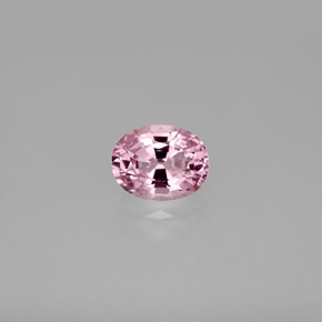 Spinello naturale rosa da 0,97 ct, taglio ovale, VS