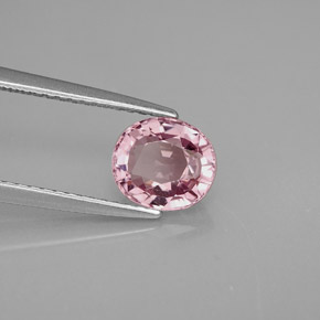 Spinello naturale rosa da 1,46 ct, taglio ovale, VVS-VS