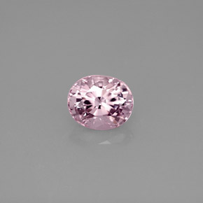Spinello naturale rosa da 1,42 ct, taglio ovale, VVS-VS