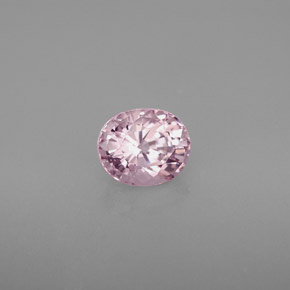 Spinello naturale rosa da 1,42 ct, taglio ovale, VVS-VS