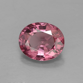 Spinello naturale rosa da 1,70 ct, taglio ovale, SI