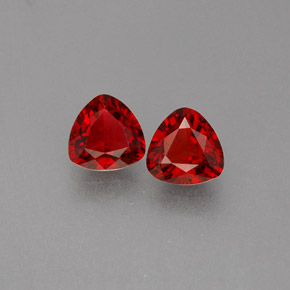 Spinello naturale rosso da  ct, trillion, VS