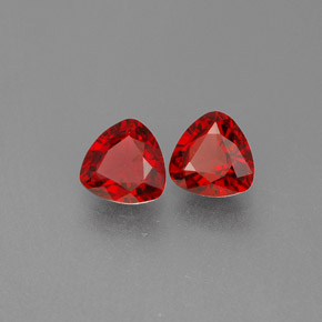 Spinello naturale rosso da  ct, trillion, VS