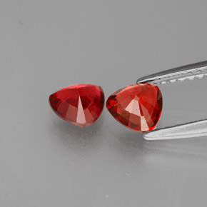 Spinello naturale rosso da  ct, trillion, VS