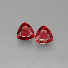 Spinello naturale rosso da  ct, trillion, VS