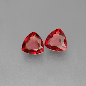 Spinello naturale rosso da  ct, trillion, VS