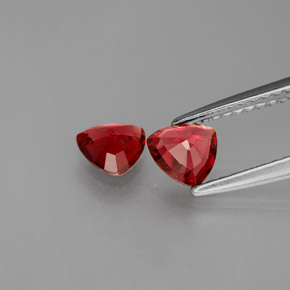 Spinello naturale rosso da  ct, trillion, VS