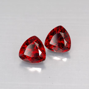 Spinello naturale rosso da  ct, trillion, VS