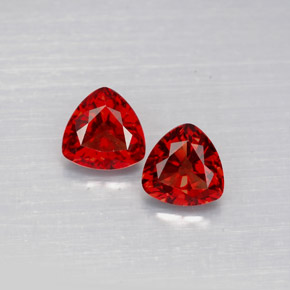 Spinello naturale rosso da  ct, trillion, VS