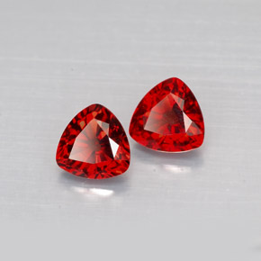 Spinello naturale rosso da  ct, trillion, VS
